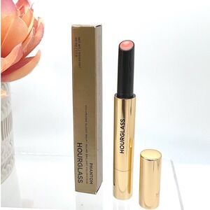 Hourglass Phantom Volumizing Glossy Balm Mist 115 Pale Pink Lip Plumper In Box
